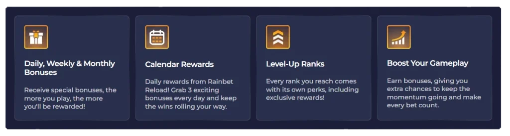 Rainbet Casino Rewards